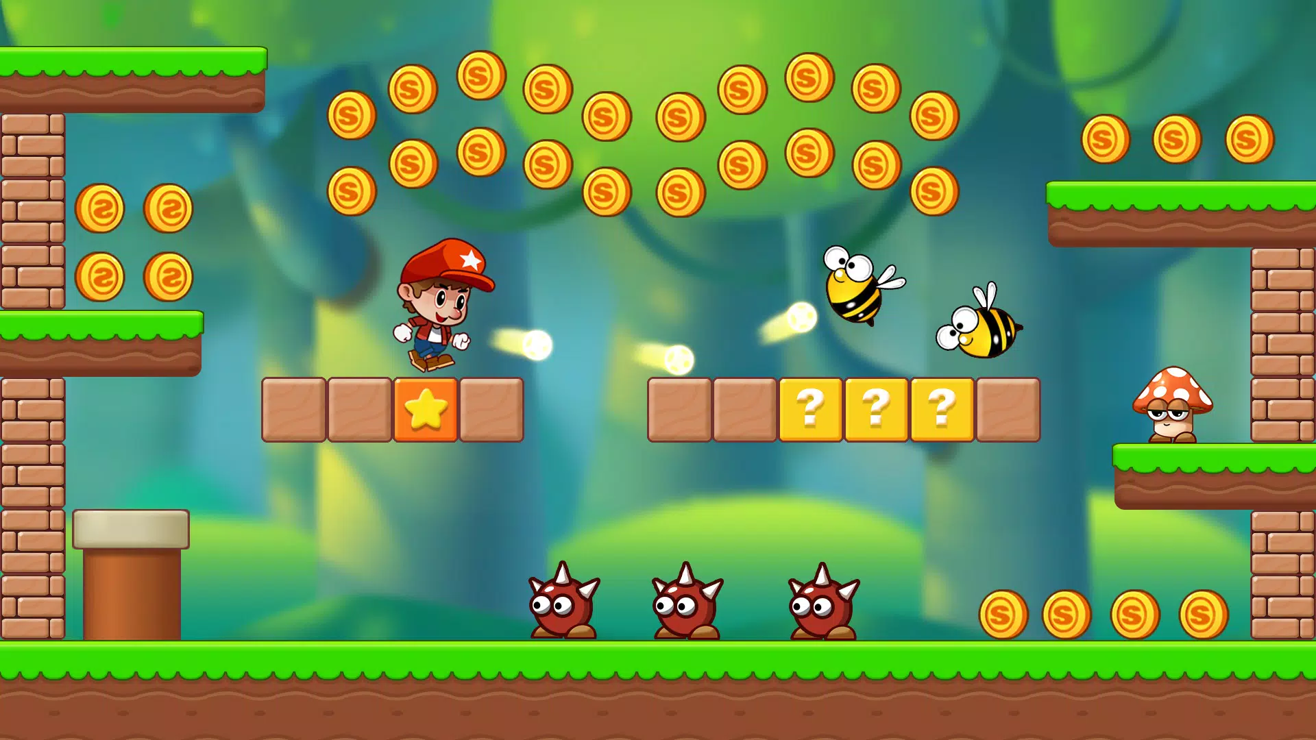 Super Mano Bros - Jungle World Screenshots