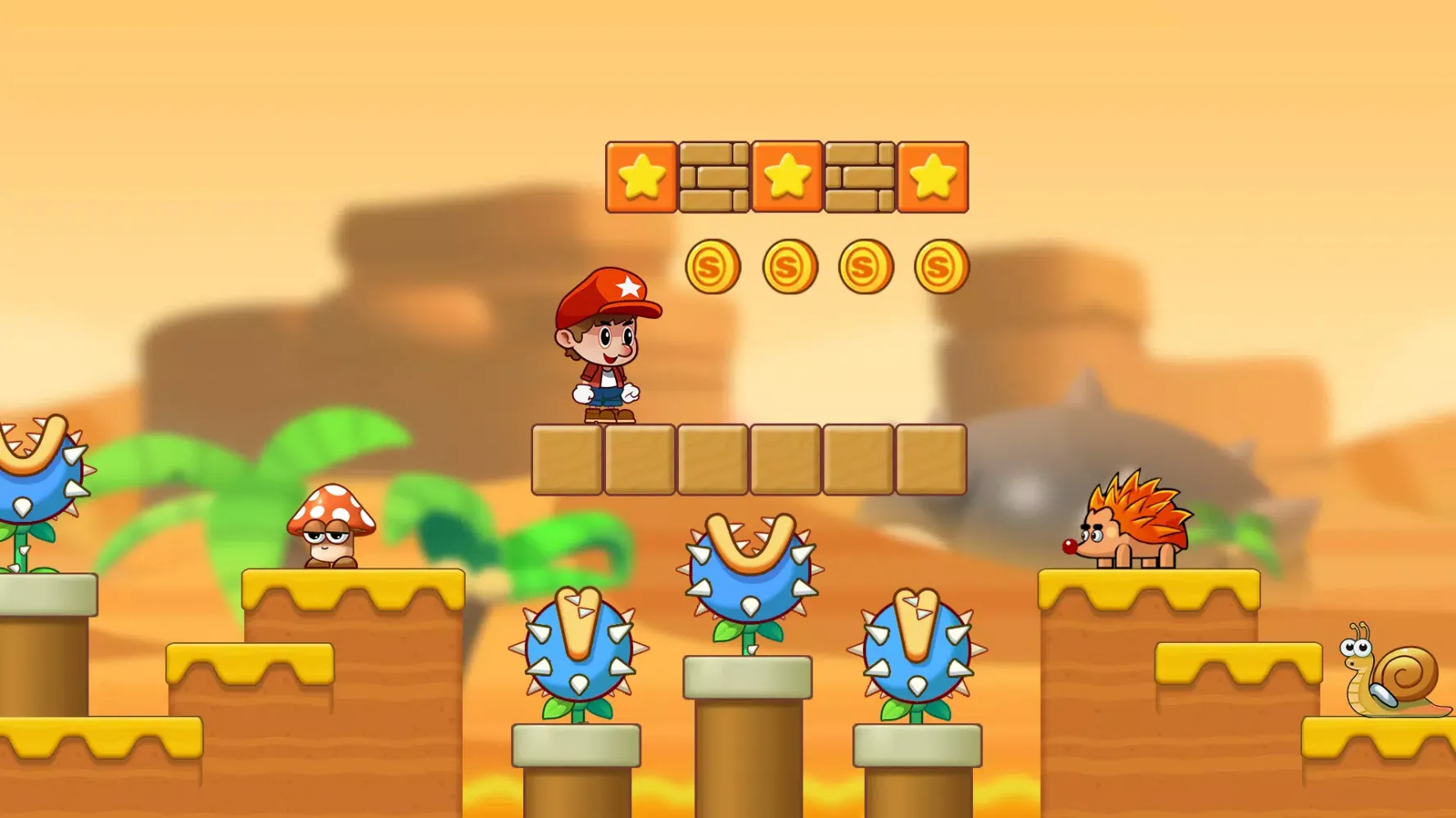Super Mano Bros - Jungle World سکرین شاٹس