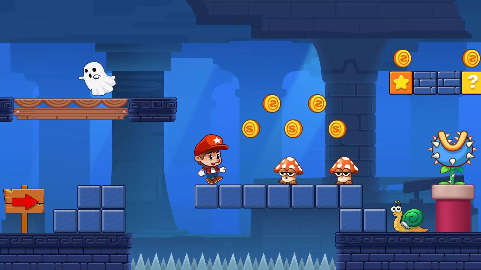 Super Mano Bros - Jungle World Screenshots