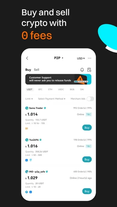 Capturas de pantalla de Bitget- Trade bitcoin & crypto