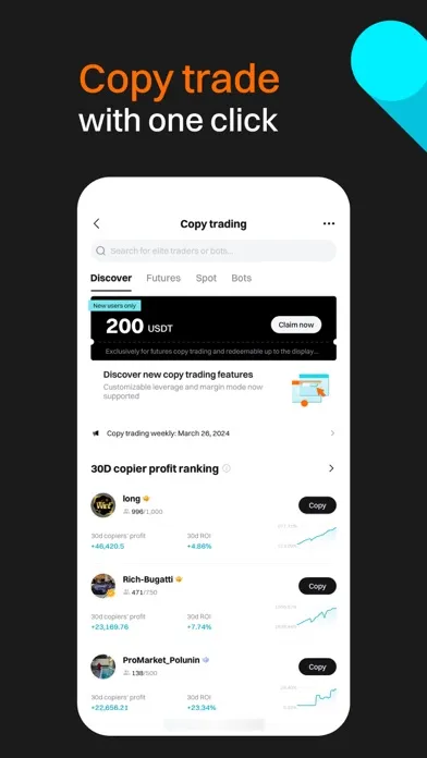Capturas de pantalla de Bitget- Trade bitcoin & crypto