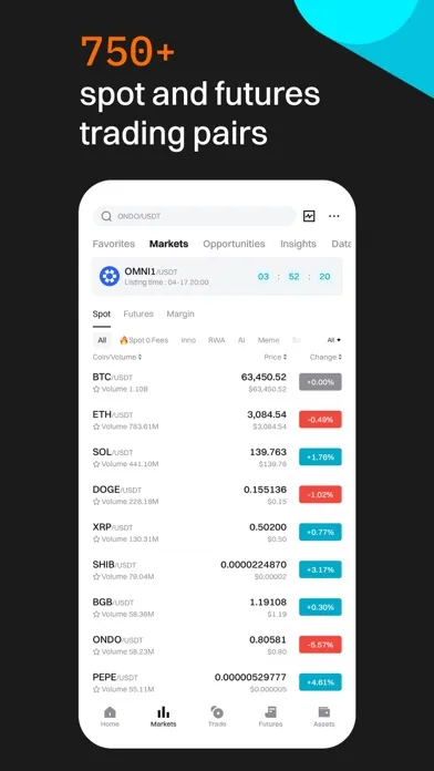 Capturas de pantalla de Bitget- Trade bitcoin & crypto