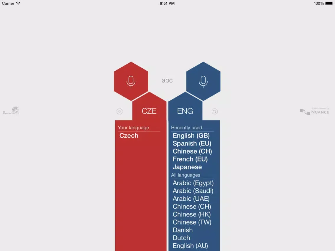 Capturas de pantalla de Překladač Babel iPad 