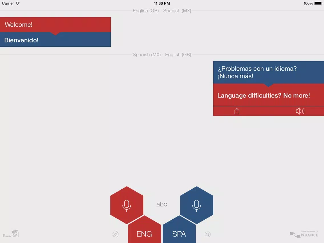 Babel English Voice Translator iPad  スクリーンショット