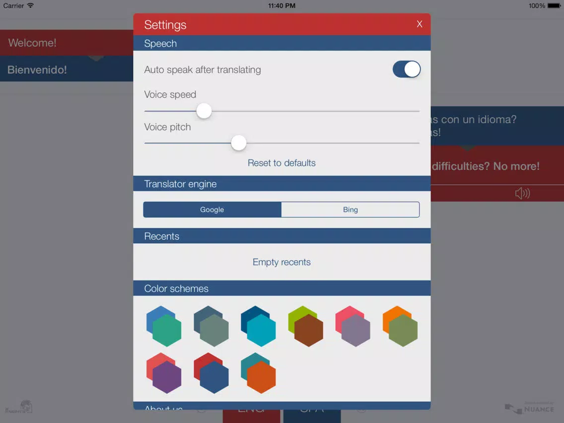 Babel English Voice Translator iPad  スクリーンショット