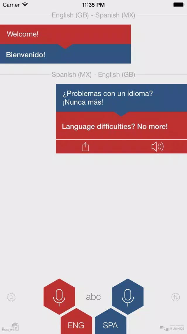 Babel English Voice Translator スクリーンショット
