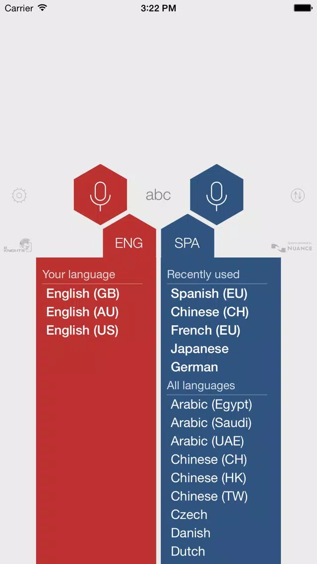 Babel English Voice Translator スクリーンショット