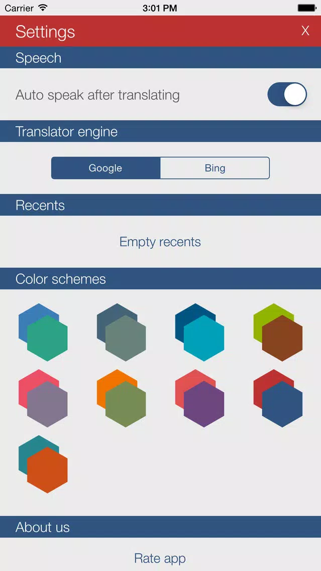 Babel English Voice Translator スクリーンショット