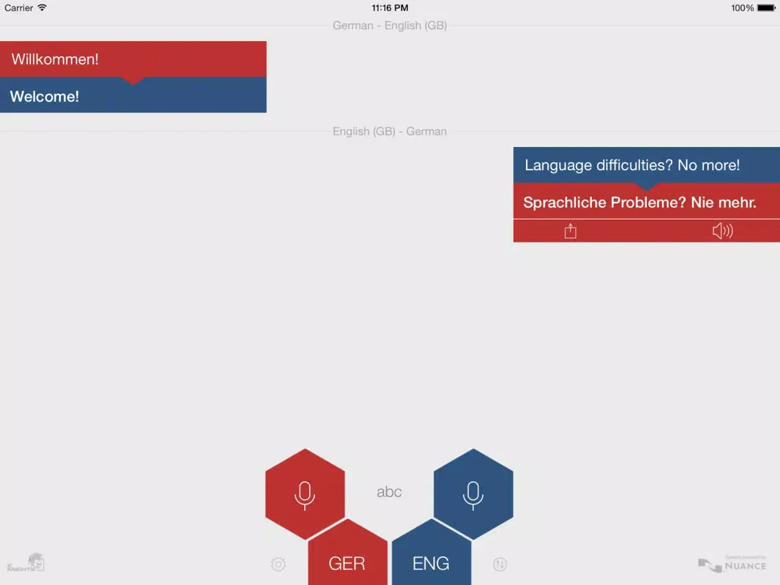 Скриншоты Babel German Voice Translator iPad 