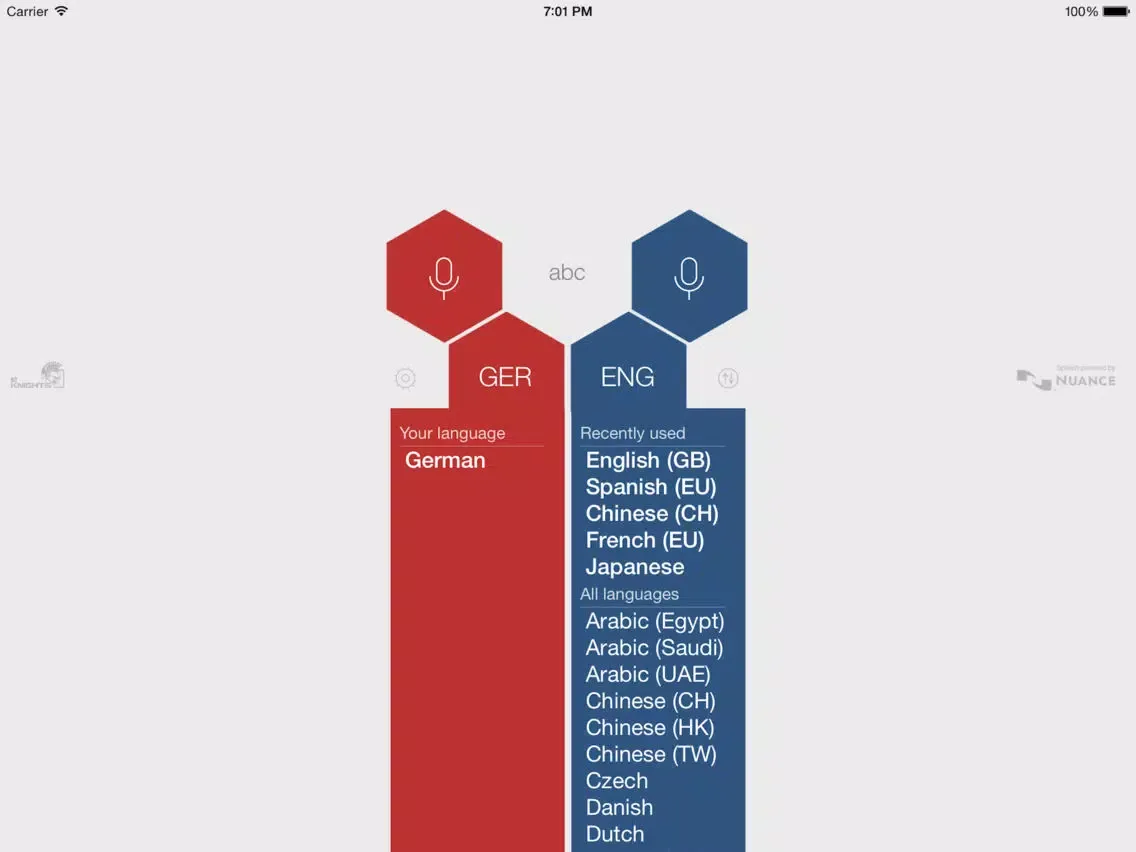 Скриншоты Babel German Voice Translator iPad 