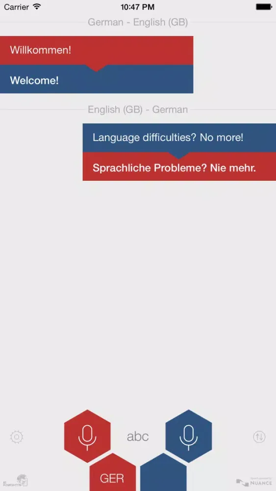 Скриншоты Babel German Voice Translator