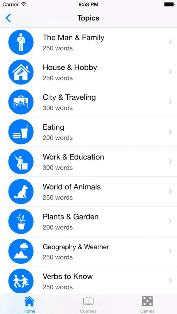 MnemoLingo - The Portuguese Word Trainer スクリーンショット
