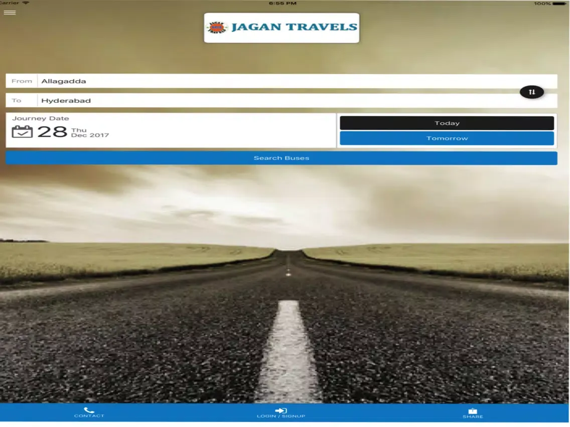Jagan Travels iPad  Ekran Görüntüleri