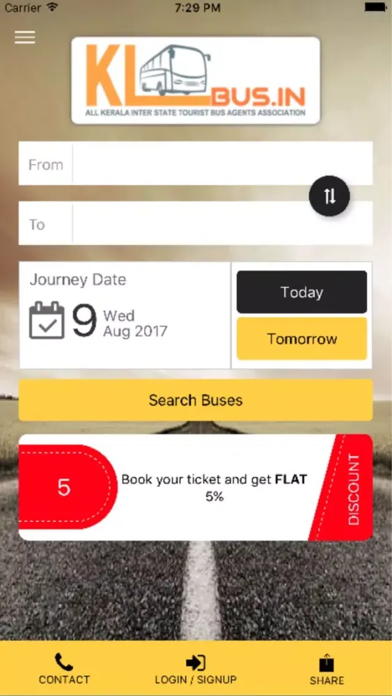 Ảnh chụp màn hình của KL Bus