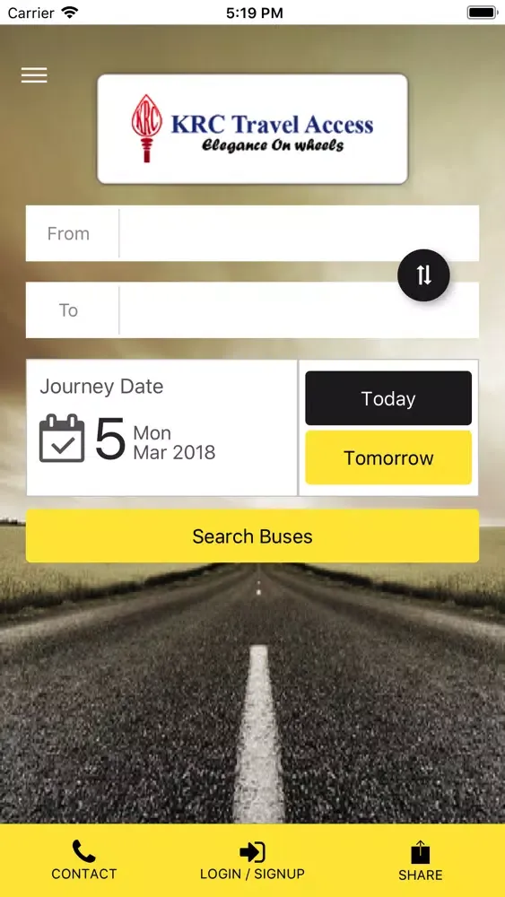 KRC Travel Access Ekran Görüntüleri