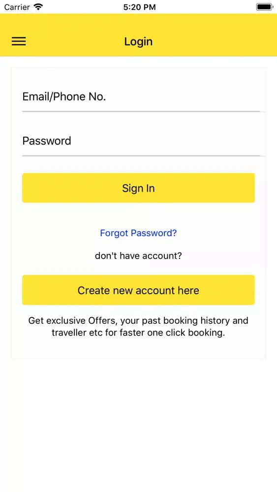 KRC Travel Access Ekran Görüntüleri