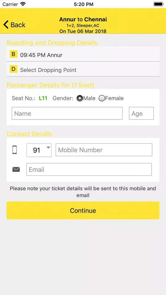 KRC Travel Access Ekran Görüntüleri