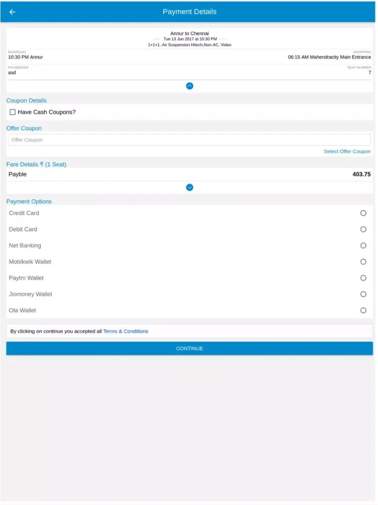Capturas de tela do Texcity Services iPad 