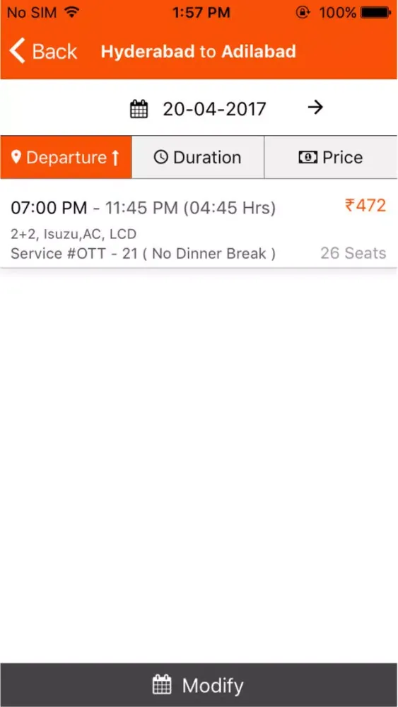 Orange Tours & Travels سکرین شاٹس