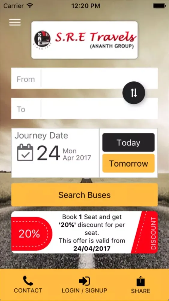 SRE Ananth Travels سکرین شاٹس