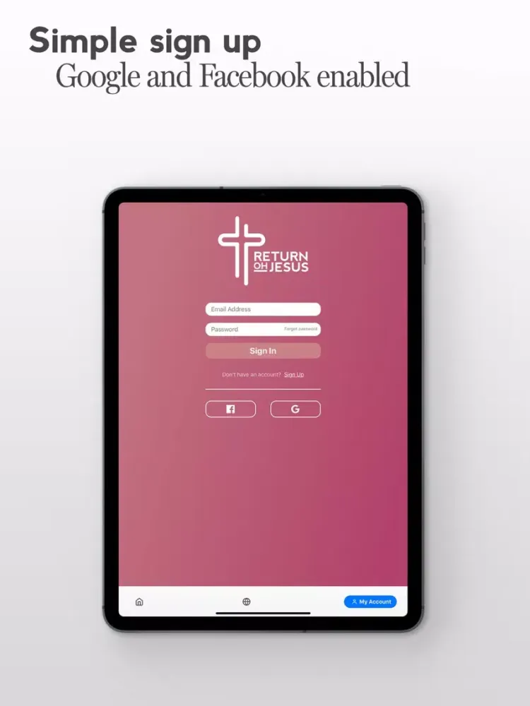 Return, Oh Jesus iPad 应用截图