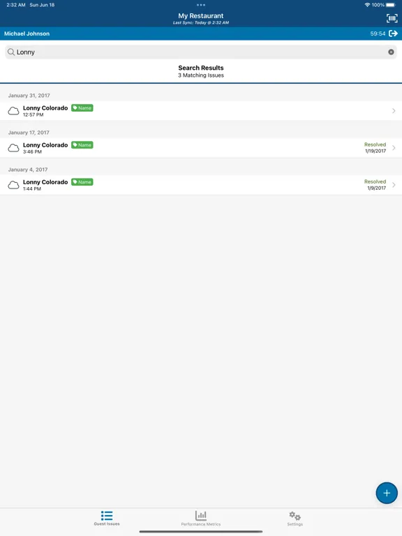 Loyal Guests iPad  Screenshots