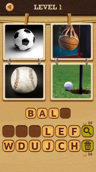 4 Pics Puzzle: Guess 1 Word应用截图