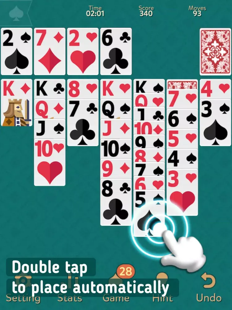 Zrzuty ekranu Klondike Solitaire: Kingdom iPad 