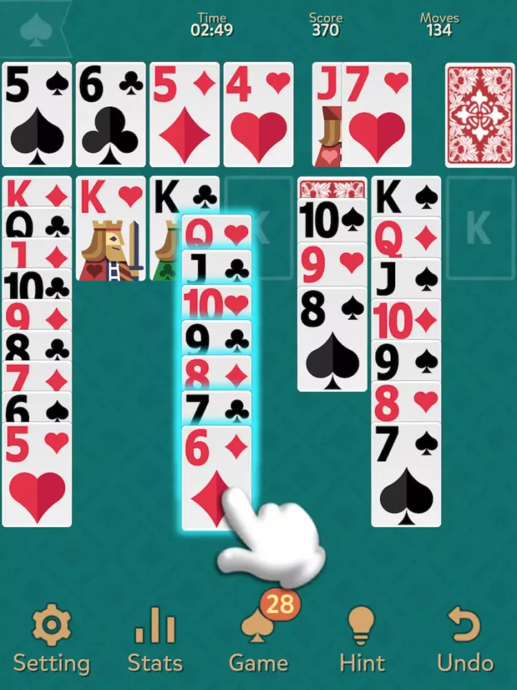 Zrzuty ekranu Klondike Solitaire: Kingdom iPad 