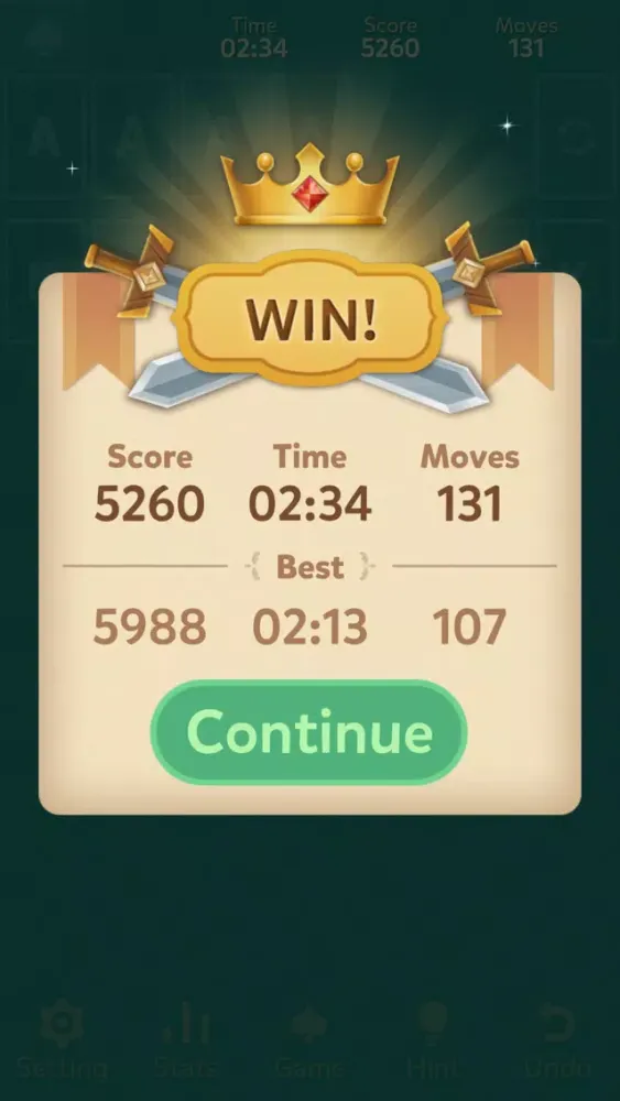 Zrzuty ekranu Klondike Solitaire: Kingdom