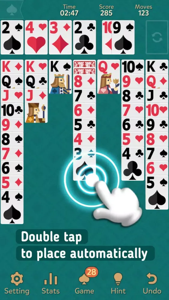 Zrzuty ekranu Klondike Solitaire: Kingdom