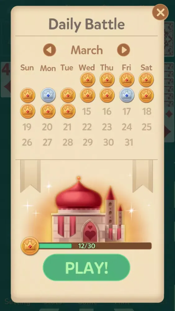 Zrzuty ekranu Klondike Solitaire: Kingdom