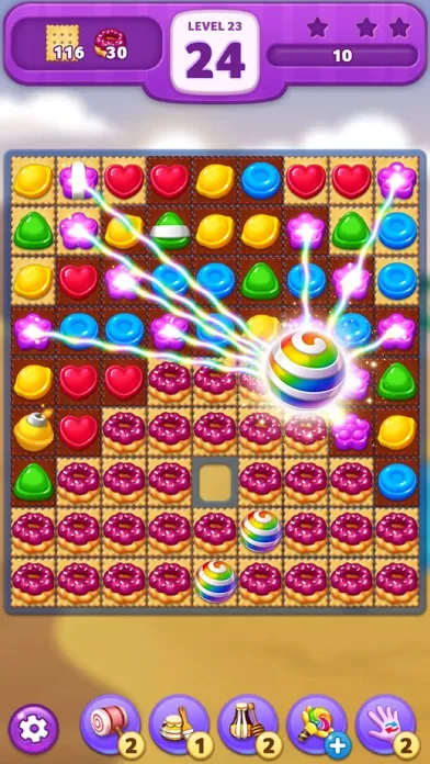 Lollipop: Sweet Taste Match3 Screenshots