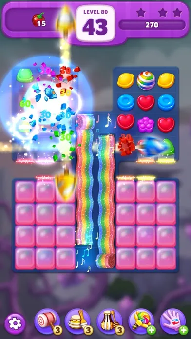 Lollipop: Sweet Taste Match3 Screenshots