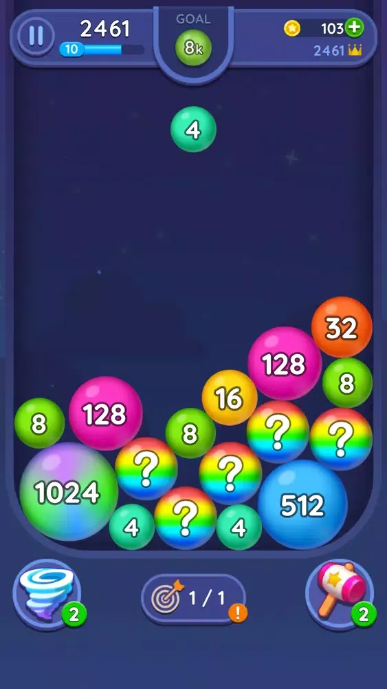 2048 Merge Bubbles! Screenshots
