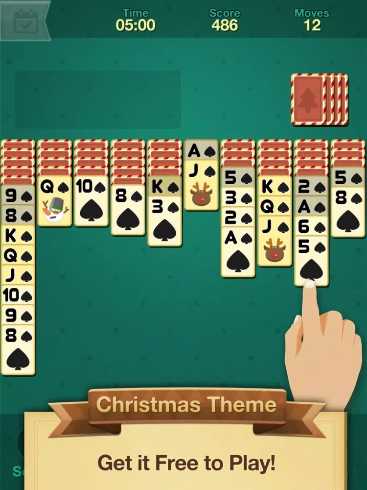 Spider Solitaire Plus! iPad  스크린샷