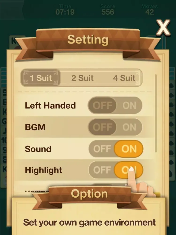 Spider Solitaire Plus! iPad  스크린샷
