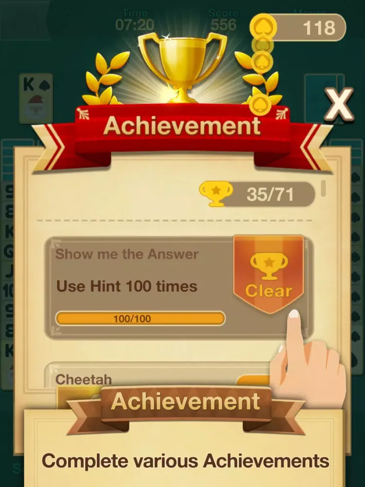 Spider Solitaire Plus! iPad  스크린샷