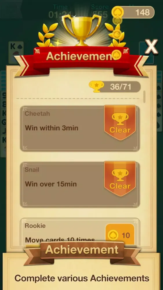 Spider Solitaire Plus! 스크린샷