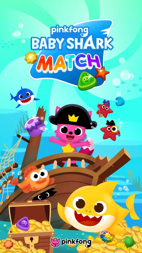 Baby Shark Match: Ocean Jam Ekran Görüntüleri