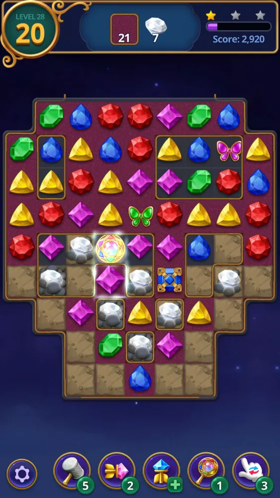 Jewels Magic : King’s Diamond スクリーンショット