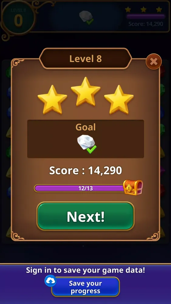 Jewels Magic : King’s Diamond スクリーンショット