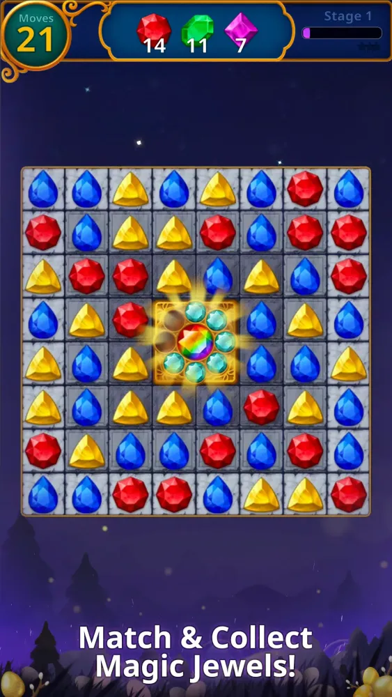 Jewels Magic: Mystery Match3 Screenshots