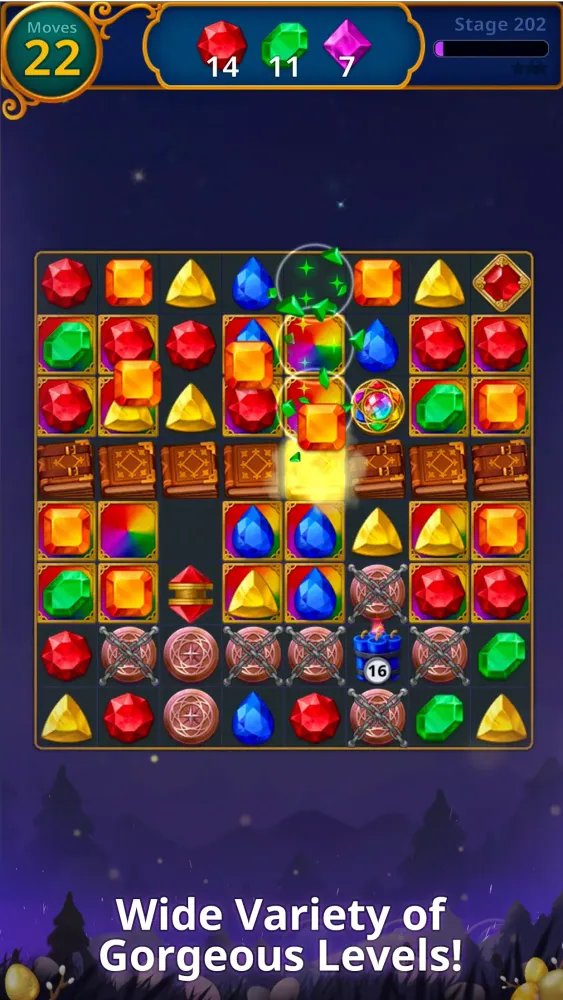 Jewels Magic: Mystery Match3 Screenshots