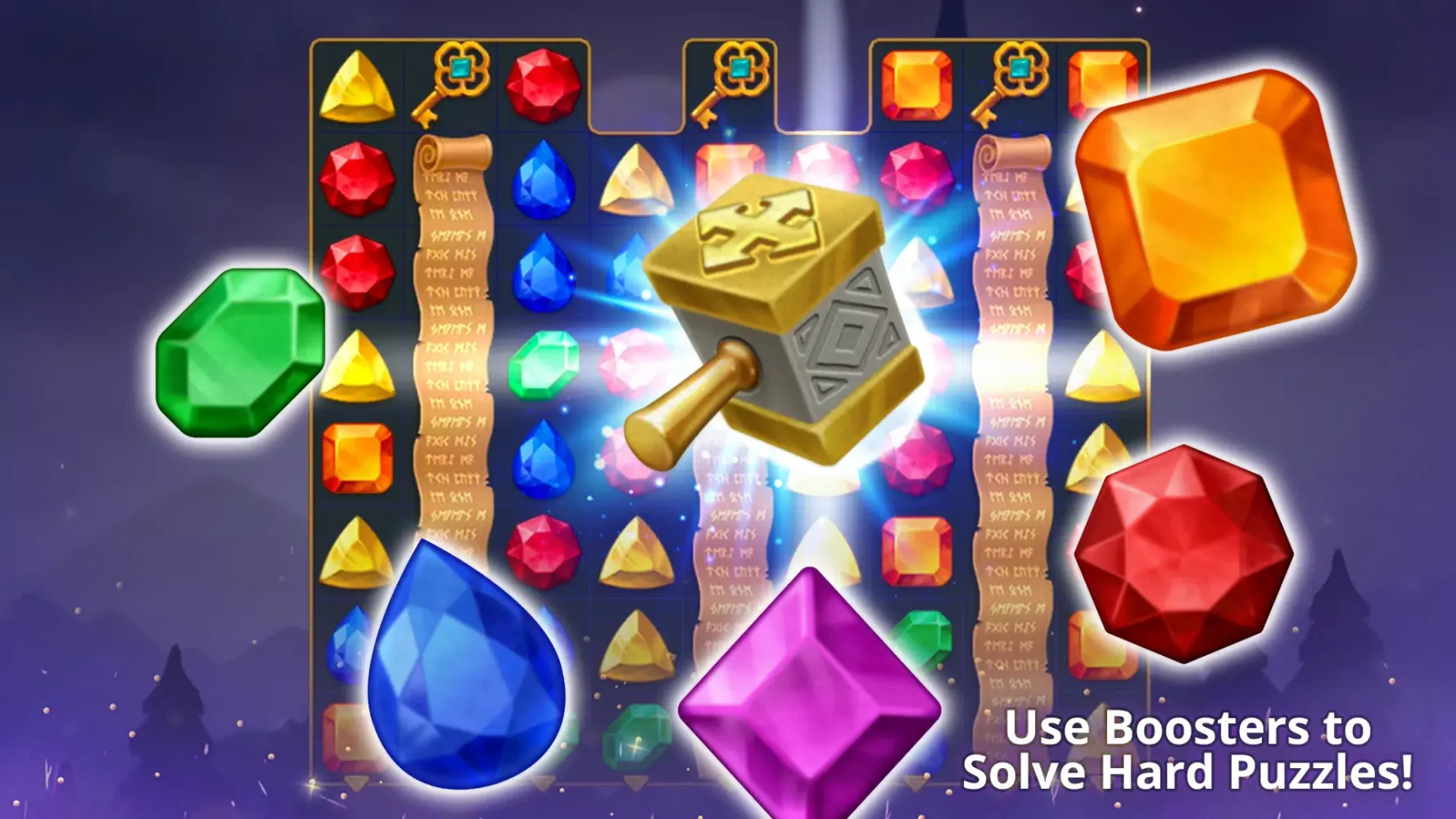 Jewels Magic: Mystery Match3 Screenshots