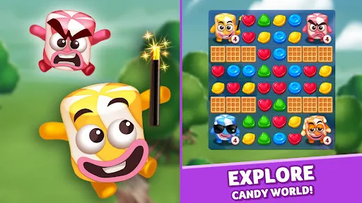 Lollipop & Marshmallow Match3应用截图