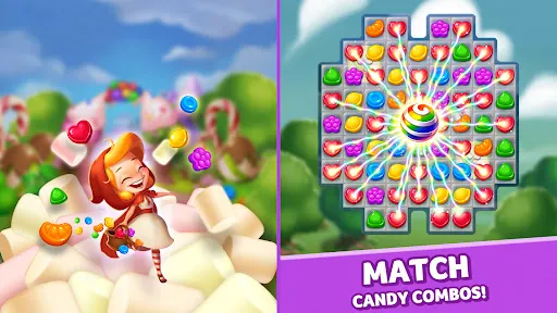 Lollipop & Marshmallow Match3应用截图