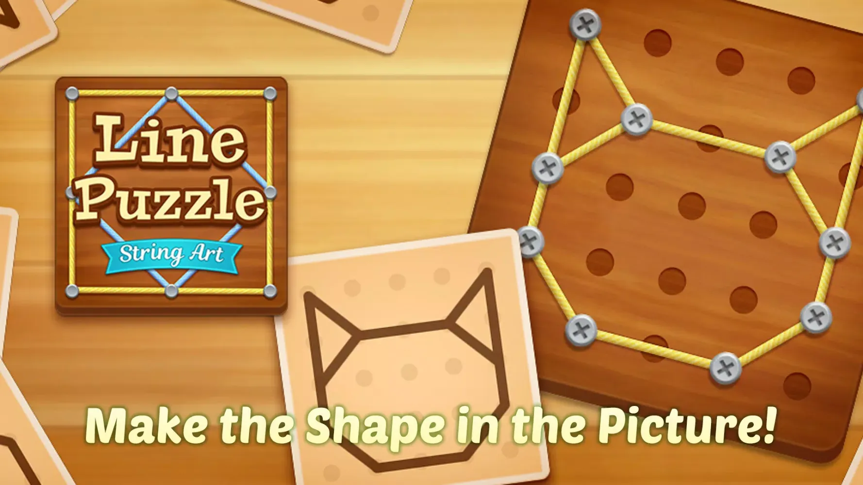 Line Puzzle: String Art スクリーンショット