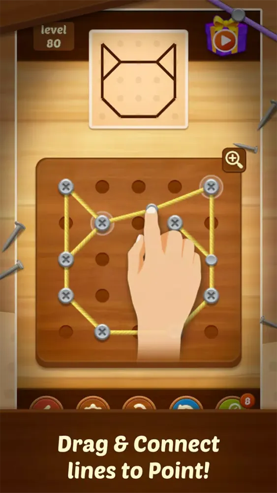 Line Puzzle: String Art スクリーンショット