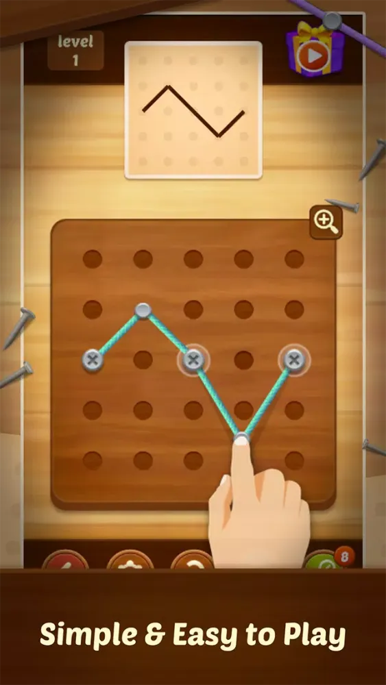 Line Puzzle: String Art スクリーンショット